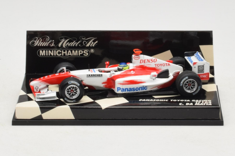 Toyota TF104 Panasonic #16 C. da Matta Panasonic Toyota Racing 2004 Minichamps 1:43 400040016 Metal