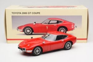 Toyota 2000 GT Vermelho AUTOart 1:18 78741 Metal - imagem 8 de 8