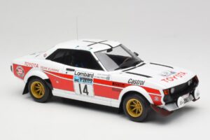 Toyota Celica 2000 GT RA21 #14 P-I. Walfridson RAC Rally 1977 IXO 1:18 18RMC189B Metal - imagem 4 de 6