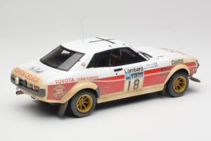 Toyota Celica 2000 GT RA21 #18 J-L. Therier RAC Rally 1977 IXO 1:18 18RMC189C Metal - imagem 2 de 6