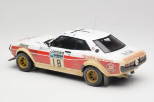 Toyota Celica 2000 GT RA21 #18 J-L. Therier RAC Rally 1977 IXO 1:18 18RMC189C Metal - imagem 5 de 6