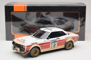 Toyota Celica 2000 GT RA21 #18 J-L. Therier RAC Rally 1977 IXO 1:18 18RMC189C Metal - imagem 6 de 6