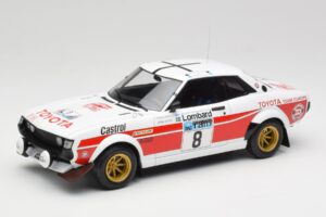 Toyota Celica 2000 GT RA21 #8 H. Mikkola / A. Hertz RAC Rally 1977 IXO 1:18 18RMC189A Metal