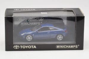 Toyota Celica T200 Azul Escuro Minichamps 1:43 TOYOTA006 Metal - imagem 4 de 4