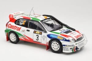 Toyota Corolla WRC #3 C. Sainz / L. Moya Safari Rally 1999 AUTOart 1:18 89982 Metal - imagem 6 de 8
