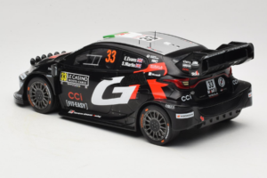 Toyota GR Yaris WRC #33 E. Evans / S. Martin Rally Monte Carlo 2025 IXO 1:18 18RMC229B Metal - imagem 5 de 6