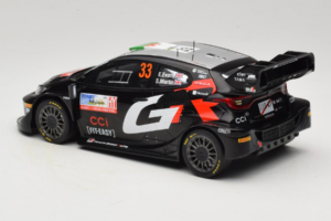 Toyota GR Yaris Rally1 #33 E. Evans / S. Martin Rally Japan Winner 2024 IXO 1:18 18RMC227 Metal - imagem 5 de 6