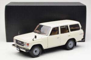 Toyota Land Cruiser J60 Branco Kyosho 1:18 08956W Metal - imagem 8 de 8