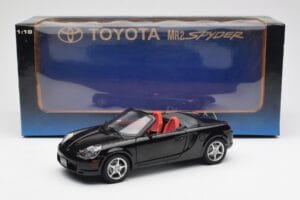 Toyota MR2 Spyder W30 Preto LHD AUTOart 1:18 78714 Metal - imagem 8 de 8