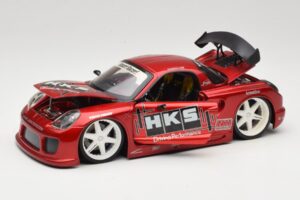 Toyota MR2 Spyder ZZW30 Tuned Vermelho Jada 1:18 63194 Metal - imagem 2 de 8