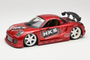Toyota MR2 Spyder ZZW30 Tuned Vermelho Jada 1:18 63194 Metal