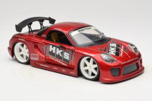 Toyota MR2 Spyder ZZW30 Tuned Vermelho Jada 1:18 63194 Metal - imagem 6 de 8