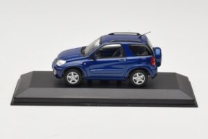 Toyota RAV4 Azul Escuro Interior Cinzento Minichamps 1:43 433166004 Metal