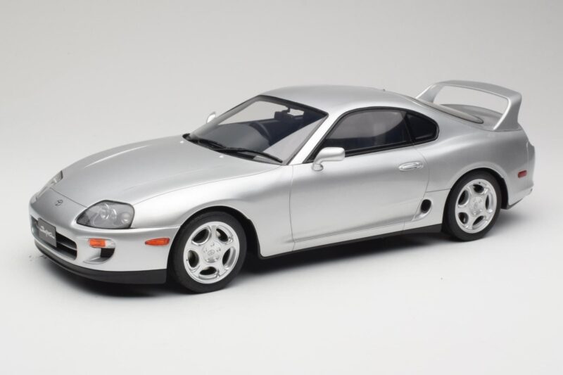 Toyota Supra A80 Prata Kyosho 1:12 KSR12006S Resina