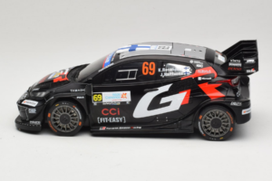 Toyota GR Yaris Rally1 #69 K. Rovanpera / J. Halttunen Rally Islas Canarias 2025 IXO 1:18 18RMC249A Metal - imagem 3 de 6