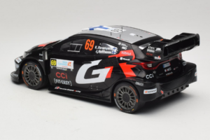Toyota GR Yaris Rally1 #69 K. Rovanpera / J. Halttunen Rally Islas Canarias 2025 IXO 1:18 18RMC249A Metal - imagem 5 de 6