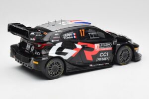 Toyota GR Yaris Rally1 #17 S. Ogier / V. Landais Rally Monte Carlo 2024 IXO 1:18 18RMC196 Metal - imagem 2 de 6
