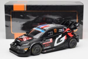 Toyota GR Yaris Rally1 #17 S. Ogier / V. Landais Rally Monte Carlo 2024 IXO 1:18 18RMC196 Metal - imagem 6 de 6
