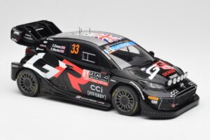 Toyota Yaris Rally1 WRC #33 E. Evans / S. Martin Rally Monte Carlo Night Version 2024 IXO 1:18 18RMC197 Metal - imagem 4 de 6