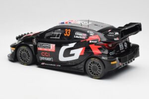 Toyota Yaris Rally1 WRC #33 E. Evans / S. Martin Rally Monte Carlo Night Version 2024 IXO 1:18 18RMC197 Metal - imagem 5 de 6