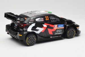 Toyota Yaris Rally1 WRC #33 E. Evans / S. Martin Rally Sweden 2024 IXO 1:18 18RMC200 Metal - imagem 2 de 6