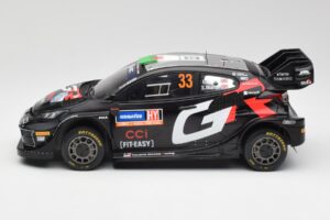 Toyota Yaris Rally1 WRC #33 E. Evans / S. Martin Rally Sweden 2024 IXO 1:18 18RMC200 Metal - imagem 3 de 6