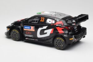 Toyota Yaris Rally1 WRC #33 E. Evans / S. Martin Rally Sweden 2024 IXO 1:18 18RMC200 Metal - imagem 5 de 6