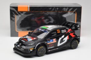 Toyota Yaris Rally1 WRC #33 E. Evans / S. Martin Rally Sweden 2024 IXO 1:18 18RMC200 Metal - imagem 6 de 6