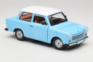 Trabant 601 Deluxe Azul Branco Sun Star 1:18 4286 Metal - imagem 4 de 6