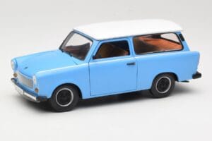 Trabant 601 Familiar Azul Sun Star 1:18 4272 Metal