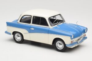 Trabant P50 Azul Claro Creme BoS Models 1:18 BOS035 Resina - imagem 4 de 6