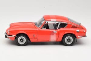 Triumph GT6 Mk3 Vermelho Sun Star 1:18 1056 Metal - imagem 3 de 6