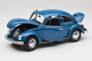 Volkswagen 1200 Azul Minichamps 1:18 150057104 Metal - imagem 2 de 8
