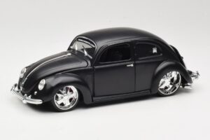 Volkswagen Beetle Type 1 Preto Maisto 1:18 31018 Metal