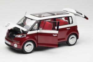Volkswagen Bulli Minibus Concept Vermelho & Branco Norev 1:18 7E9099203BL9 Metal - imagem 2 de 8