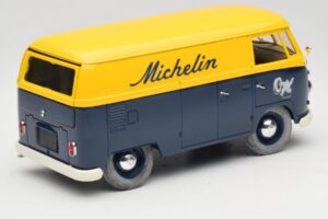 Volkswagen T1 Combi Michelin Preto & Amarelo Solido 1:18 9406 Metal - imagem 3 de 8