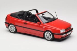 Volkswagen Golf Cabriolet Mk3 Vermelho Norev 1:18 188433 Metal - imagem 4 de 6