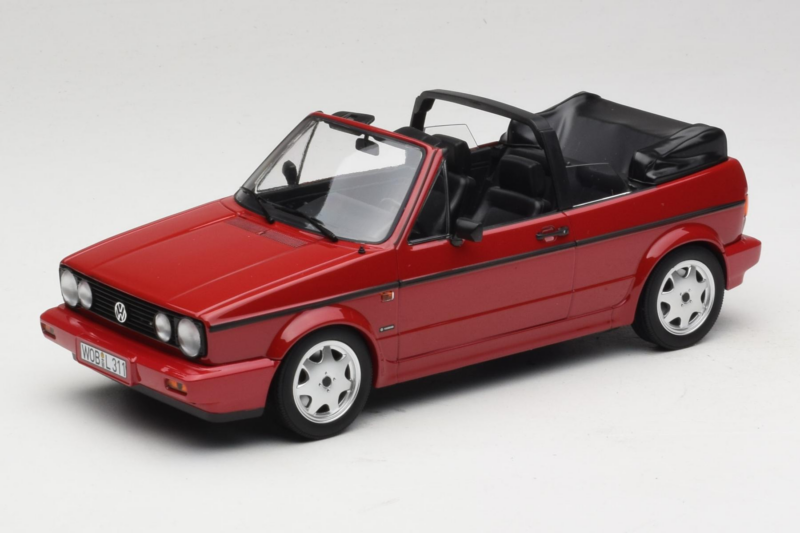Volkswagen Golf Mk1 Cabriolet Vermelho Norev 1:18 188626 Metal