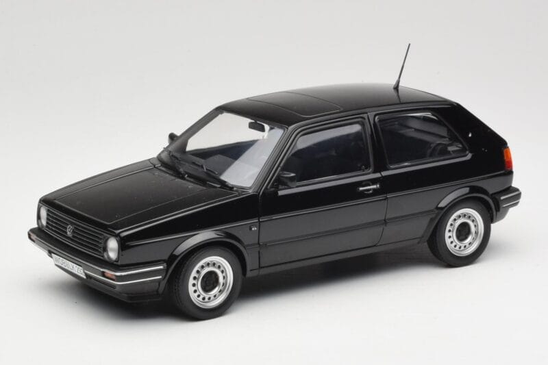 Volkswagen Golf CL Mk2 Preto Norev 1:18 188554 Metal