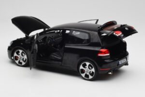 Volkswagen Golf GTI Mk6 Preto Norev 1:18 188502 Metal - imagem 5 de 8