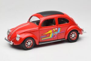 Volkswagen Carocha Vermelho Solido 1:18 8306 Metal