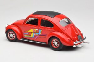 Volkswagen Carocha Vermelho Solido 1:18 8306 Metal - imagem 7 de 8