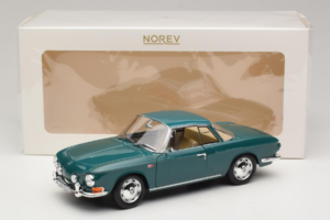 Volkswagen Karmann Ghia 1500 Verde Norev 1:18 188648 Metal - imagem 2 de 8