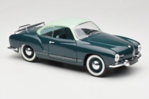 Volkswagen Karmann Ghia Azul Solido 1:18 8061 Metal - imagem 6 de 8