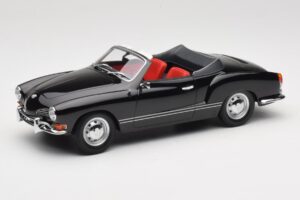 Volkswagen Karmann Ghia Cabriolet Preto Minichamps 1:18 155054031 Metal