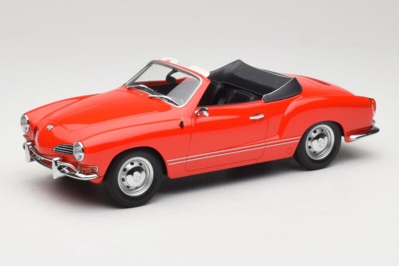 Volkswagen Karmann Ghia Cabriolet Vermelho Minichamps 1:18 155054030 Metal