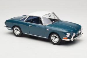 Volkswagen Karmann Ghia Type 34 1500 Sea Blue Norev 1:18 188646 Metal - imagem 6 de 8