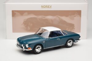 Volkswagen Karmann Ghia Type 34 1500 Sea Blue Norev 1:18 188646 Metal - imagem 8 de 8