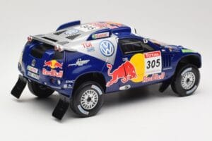 Volkswagen Race Touareg #305 Volkswagen Motorsport M. Miller / R. Pitchford Dakar Rally 2009 Norev 1:18 188466 Metal - imagem 3 de 7