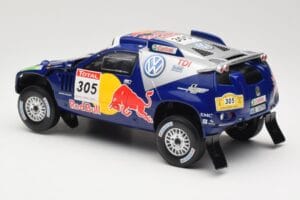 Volkswagen Race Touareg #305 Volkswagen Motorsport M. Miller / R. Pitchford Dakar Rally 2009 Norev 1:18 188466 Metal - imagem 6 de 7
